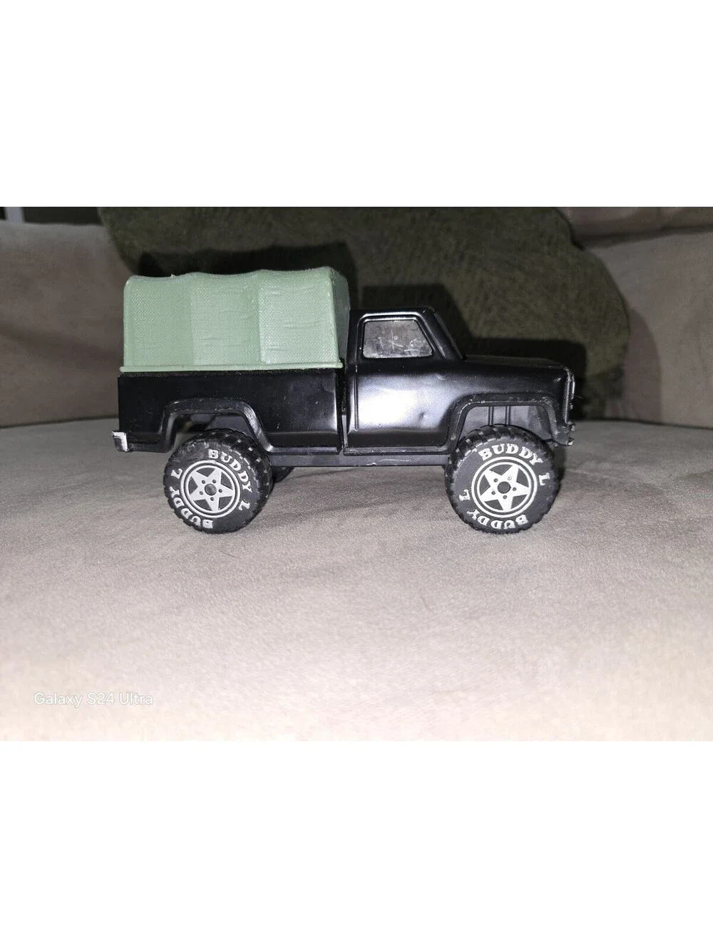 Black Buddy L 4x4 Transport Pick Up Truck With Cargo Cover